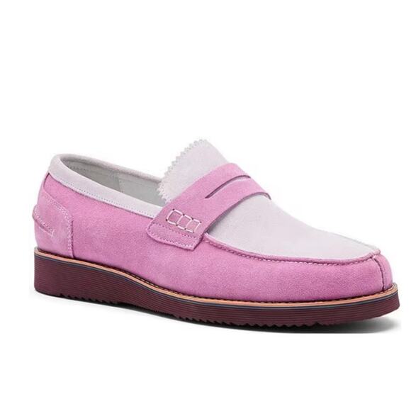 Marc Nolan Abe Suede Penny Loafers dusty rose 14 main image 9